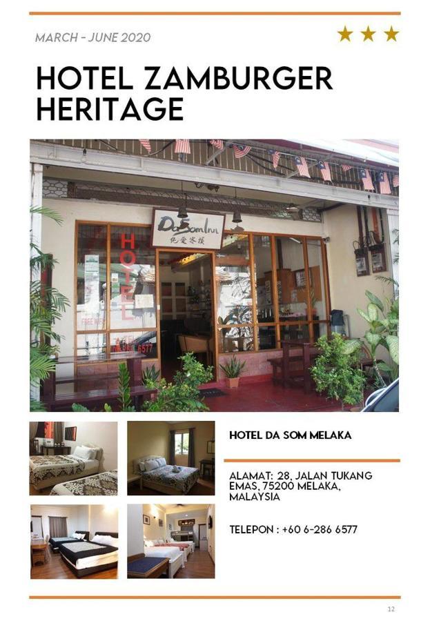ホテル ザンバーガー ヘリテージ マラッカ Malacca エクステリア 写真